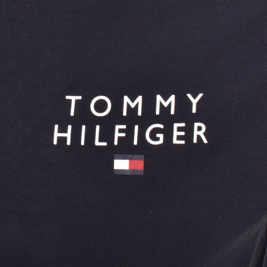 Image number 3 for Tommy Hilfiger Logo T Shirt Navy