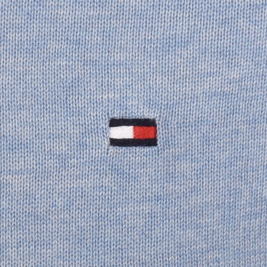 Image number 3 for Tommy Hilfiger Quarter Zip Jumper Blue