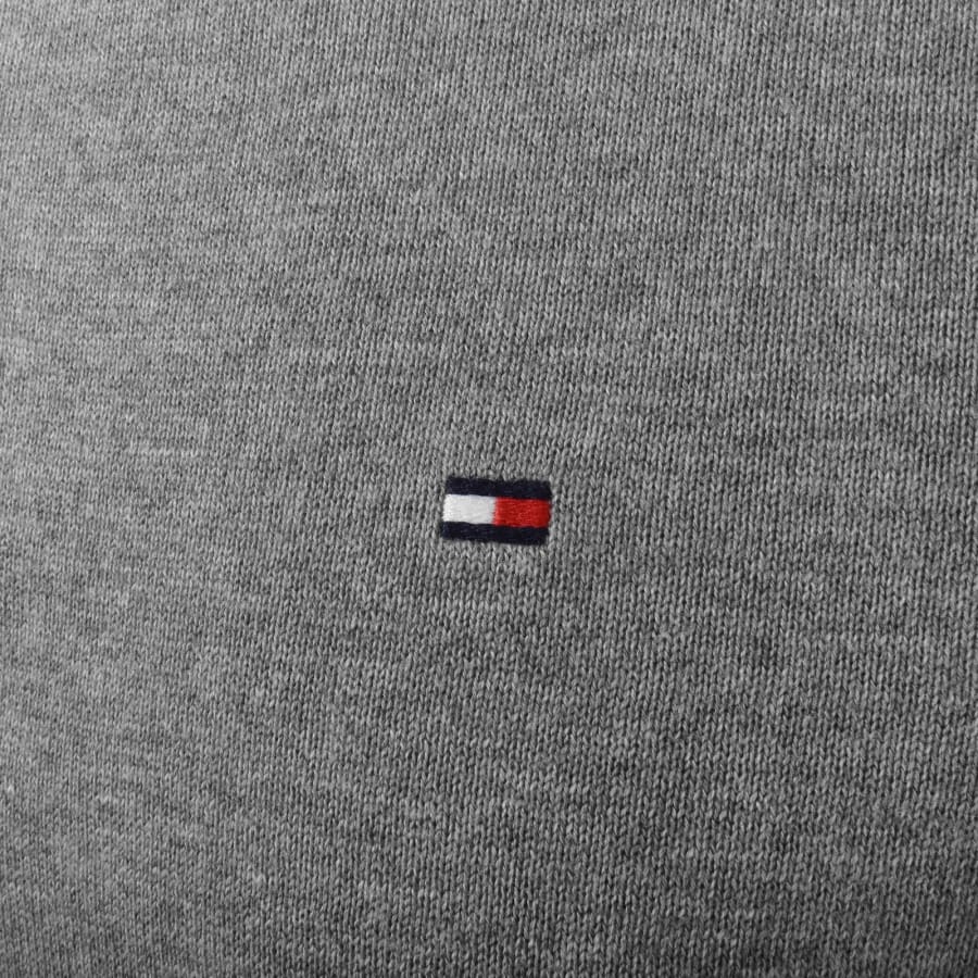 Image number 3 for Tommy Hilfiger Quarter Zip Jumper Grey