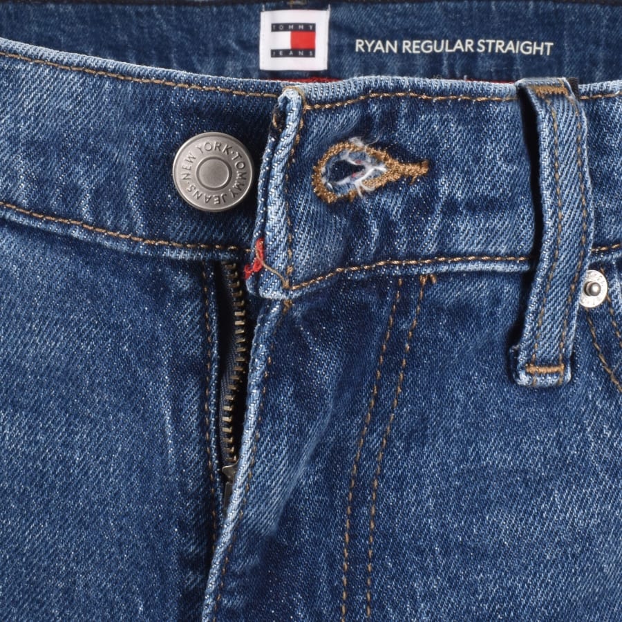 Image number 5 for Tommy Jeans Ryan Slim Straight Jeans Blue