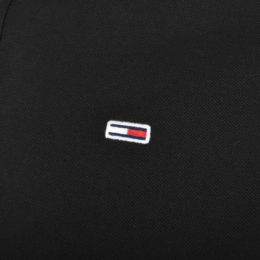 Image number 3 for Tommy Jeans Slim Fit Polo T Shirt Black