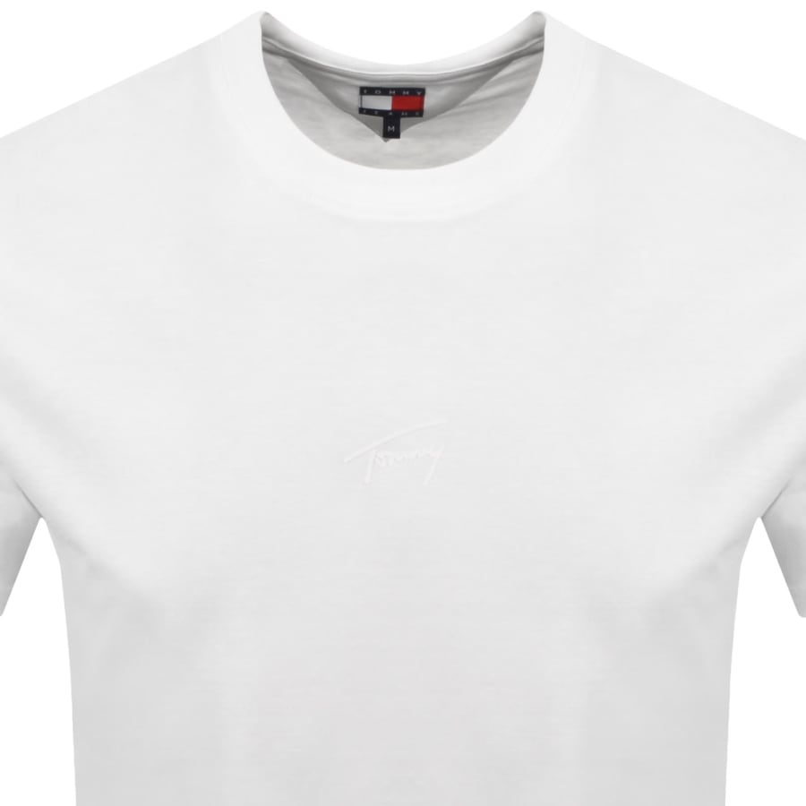 Image number 2 for Tommy Jeans Logo T Shirt White