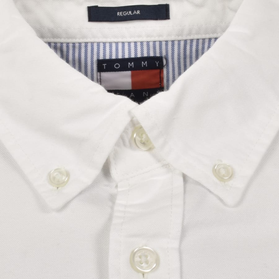 Image number 5 for Tommy Jeans Long Sleeved Shirt White