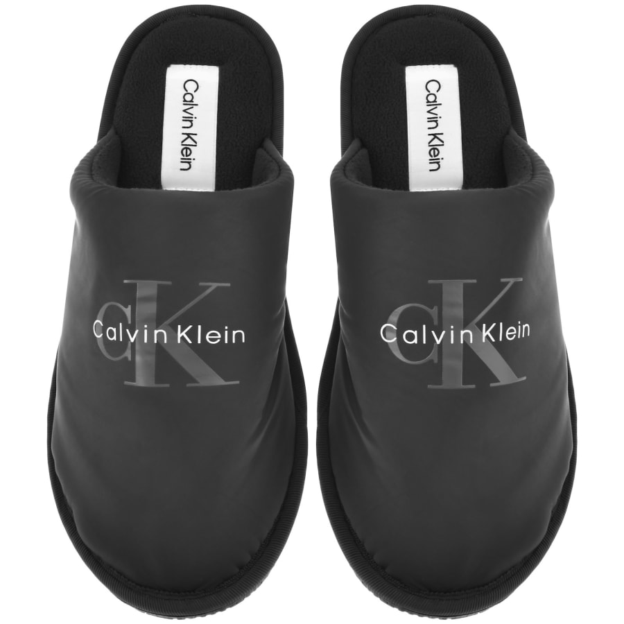 Image number 1 for Calvin Klein Hotel Slippers Black