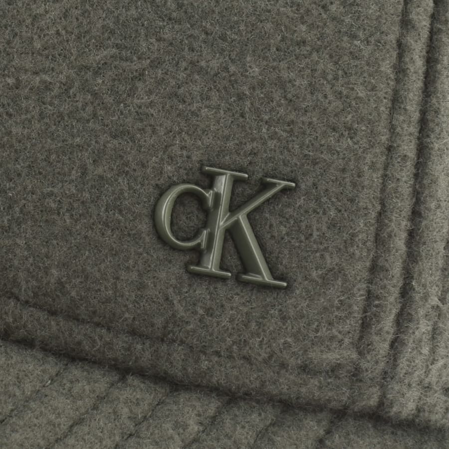Image number 4 for Calvin Klein Felt Cap Dark Grey