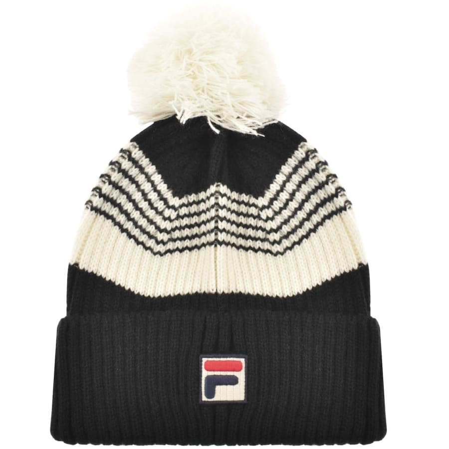 Image number 1 for Fila Renard Pom Beanie Hat Black
