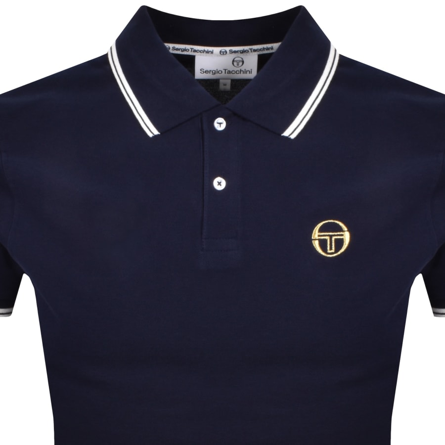 Image number 2 for Sergio Tacchini Sergio 020 Polo T Shirt Blue