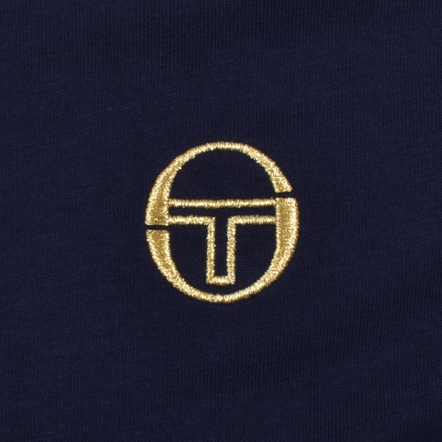 Image number 3 for Sergio Tacchini Rainer T Shirt Maritime Blue