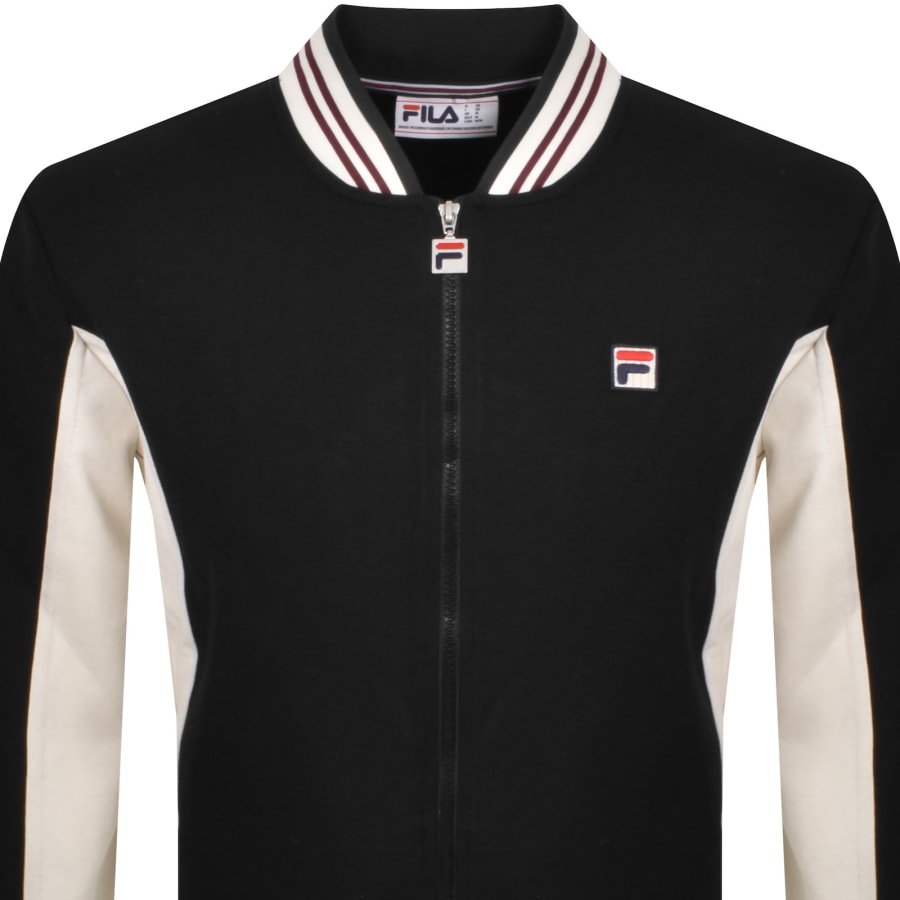 Image number 2 for Fila Vintage Settanta Zip Track Top Black