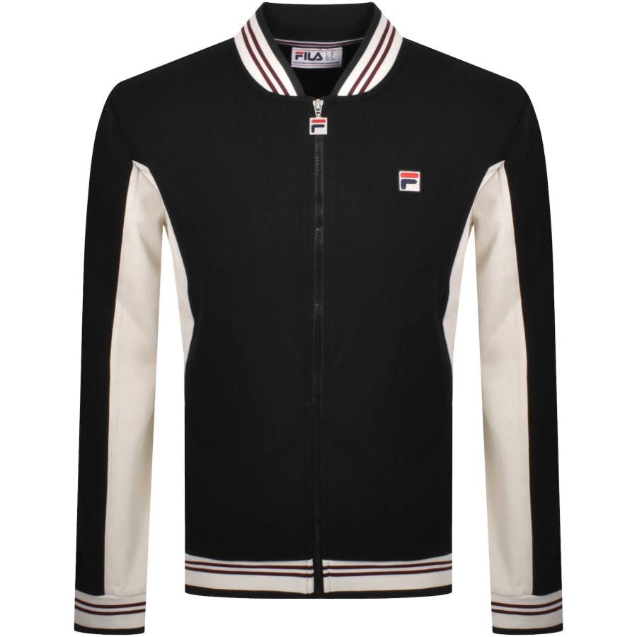 Image number 1 for Fila Vintage Settanta Zip Track Top Black