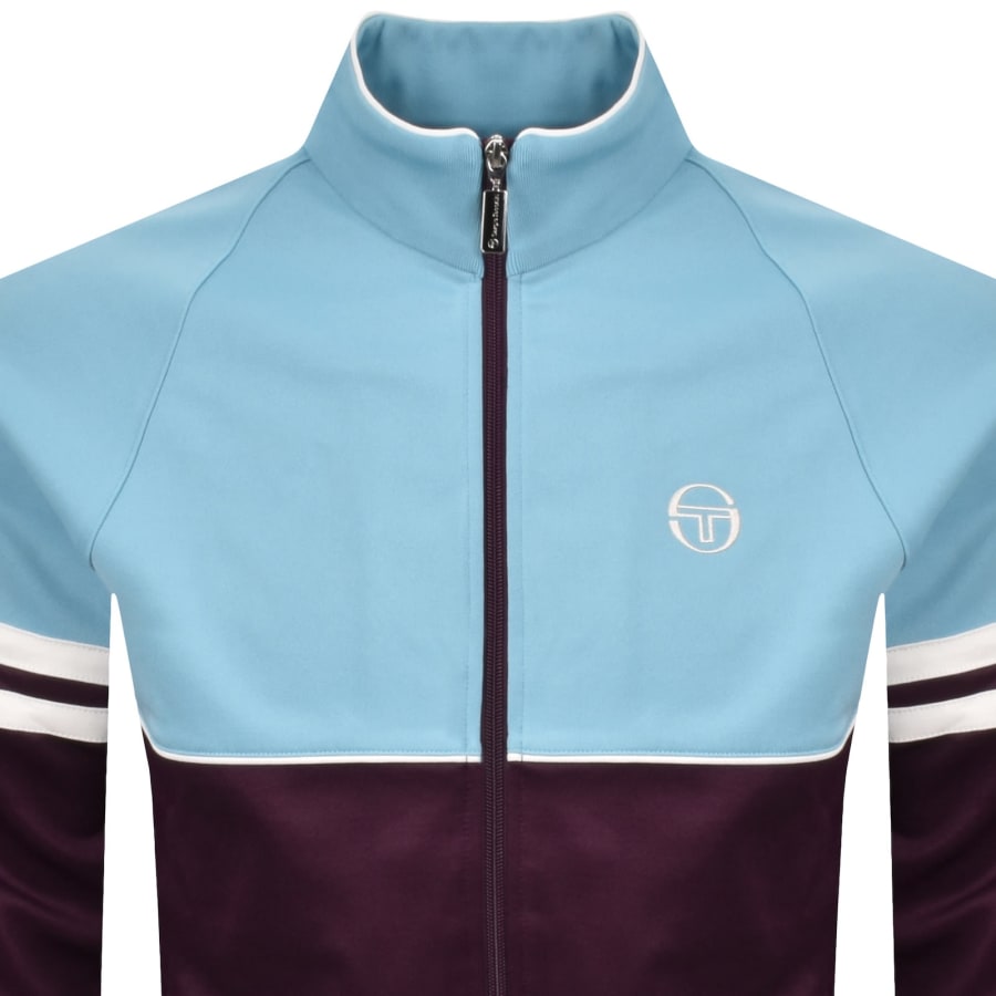 Image number 2 for Sergio Tacchini Orion Track Top Milky Blue