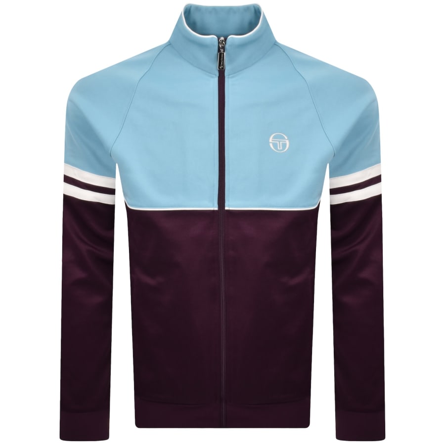 Image number 1 for Sergio Tacchini Orion Track Top Milky Blue