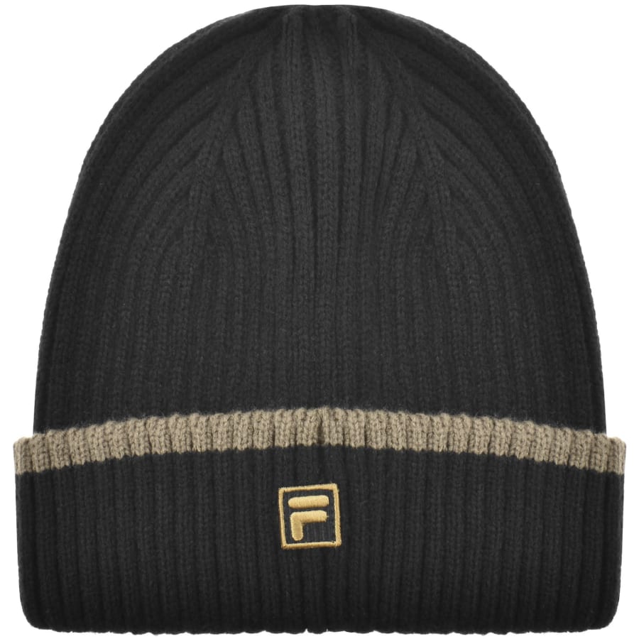 Image number 1 for Fila Ellison Beanie Hat Black