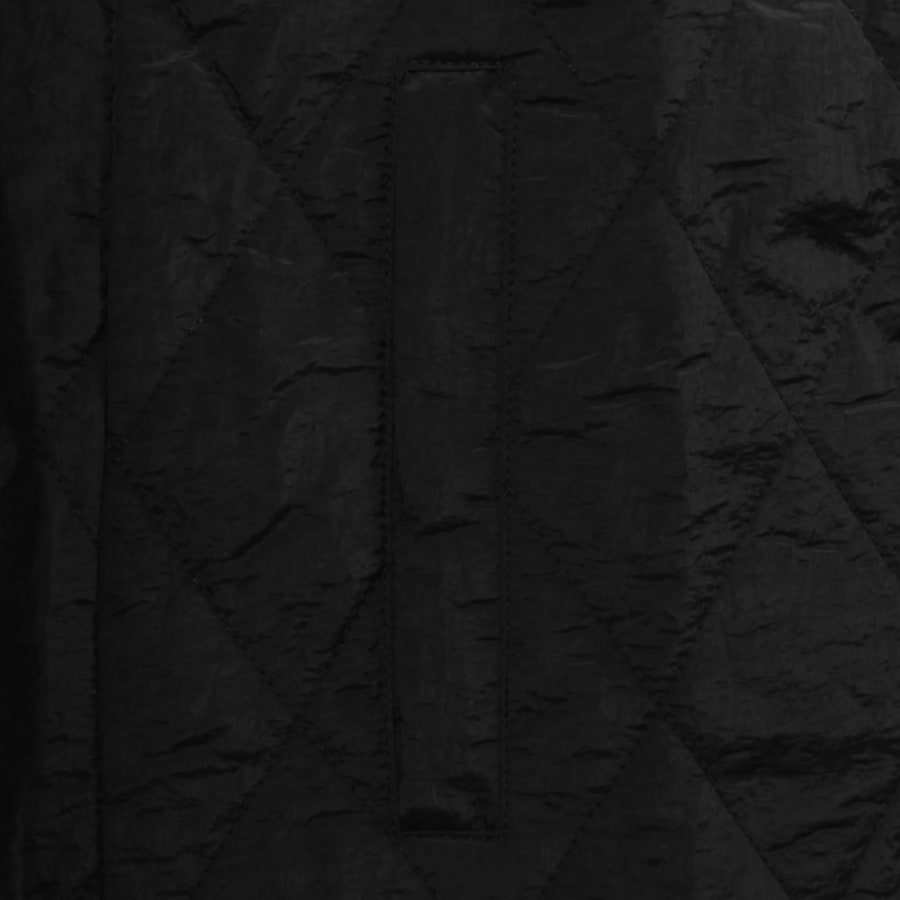 Image number 5 for Sergio Tacchini Quilted Overshirt Black