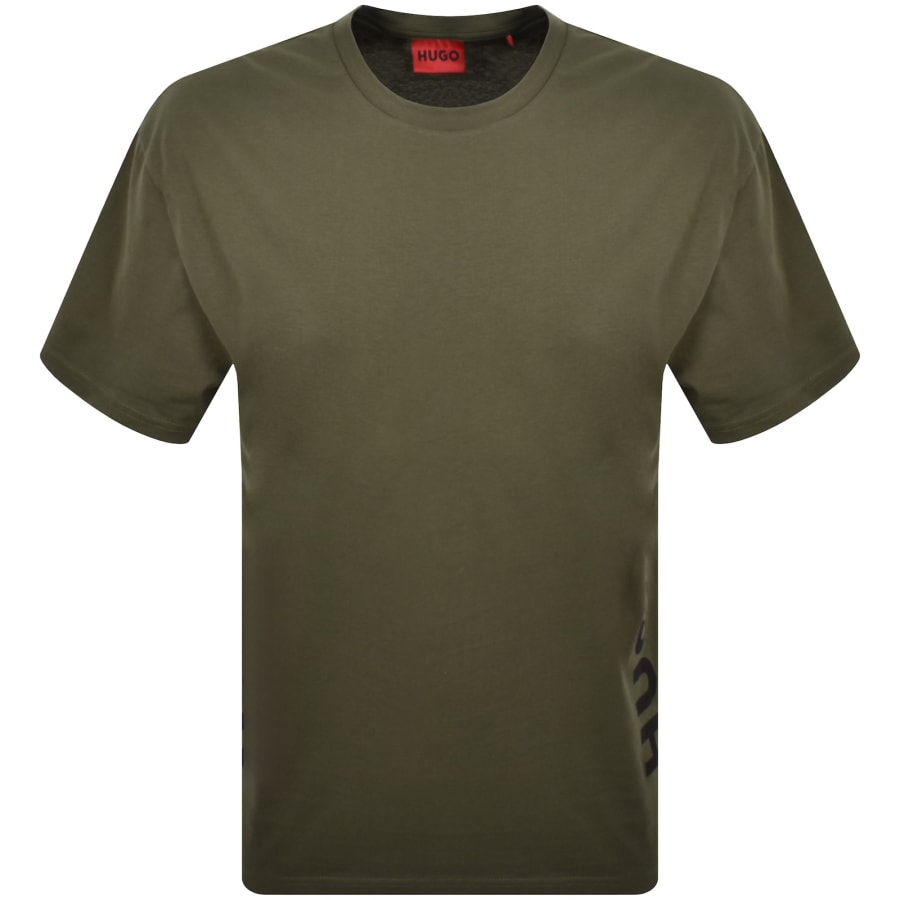 Image number 2 for HUGO Relaxed Sun Protected T Shirt Green