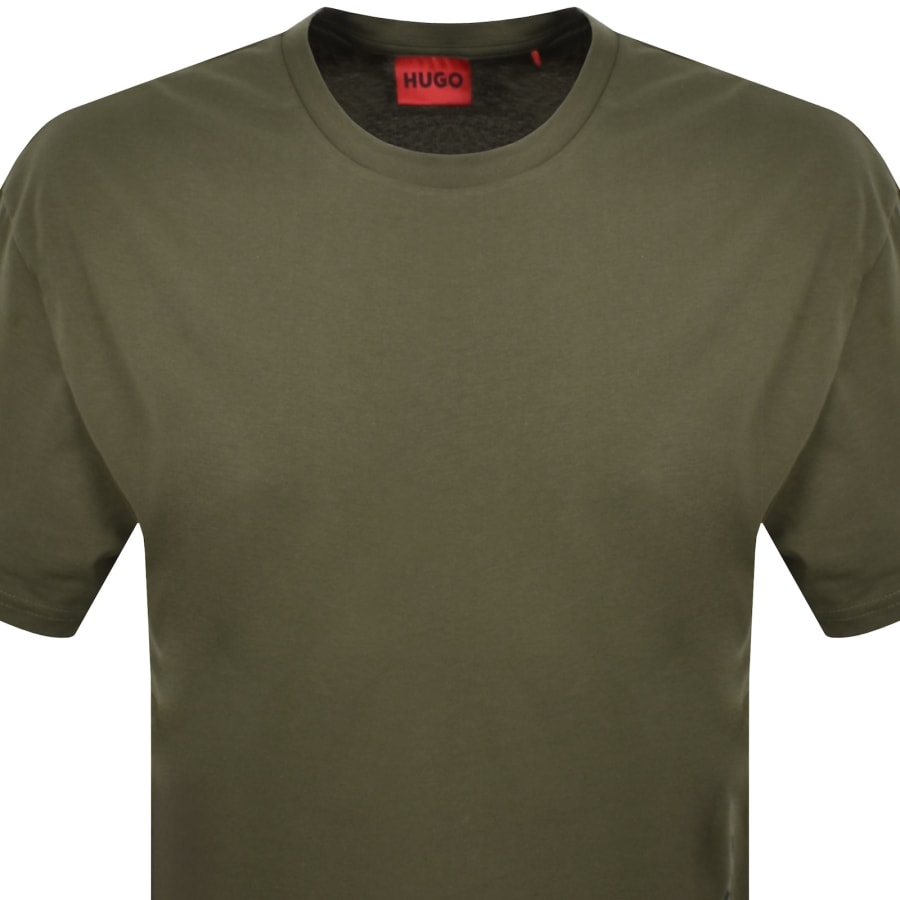 Image number 3 for HUGO Relaxed Sun Protected T Shirt Green