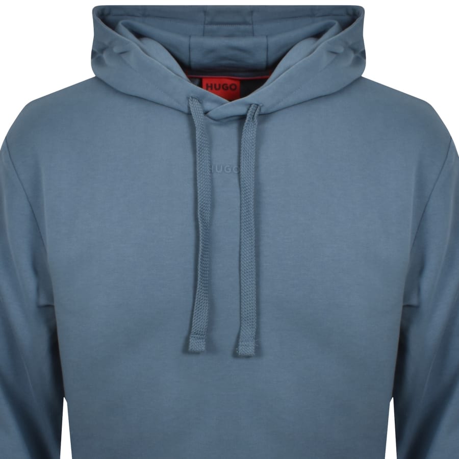 Image number 2 for HUGO Dapo Hoodie Blue