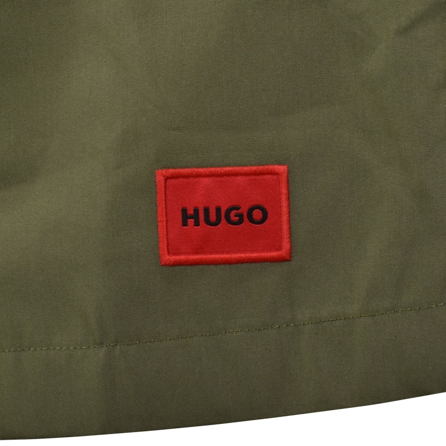 Image number 3 for HUGO Evalom Overshirt Jacket Green