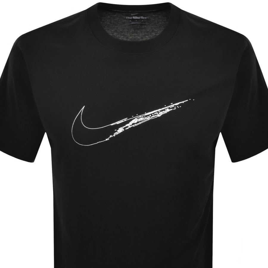 Image number 2 for Nike Training Dri Fit Logo T Shirt Black