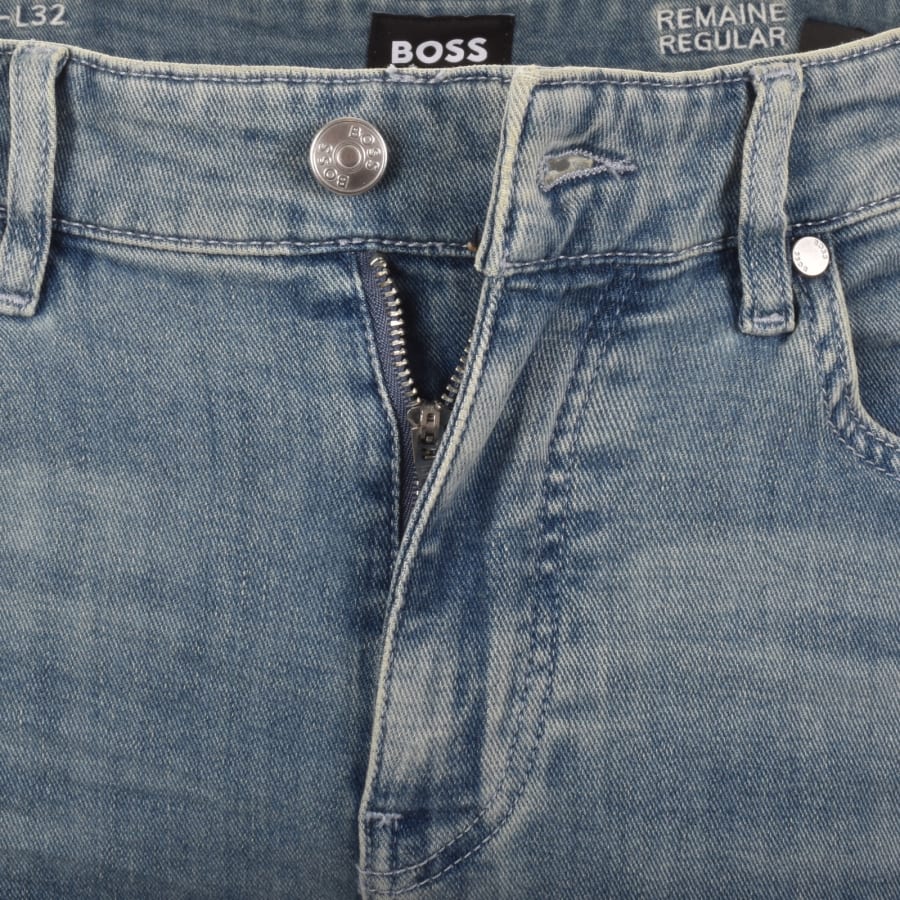 Image number 5 for BOSS Re Maine Regular Fit Jeans Bright Blue