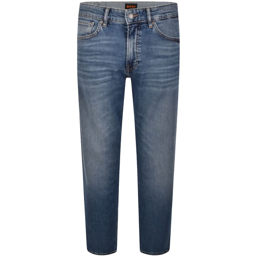 Image number 2 for BOSS Re Maine Regular Fit Jeans Bright Blue