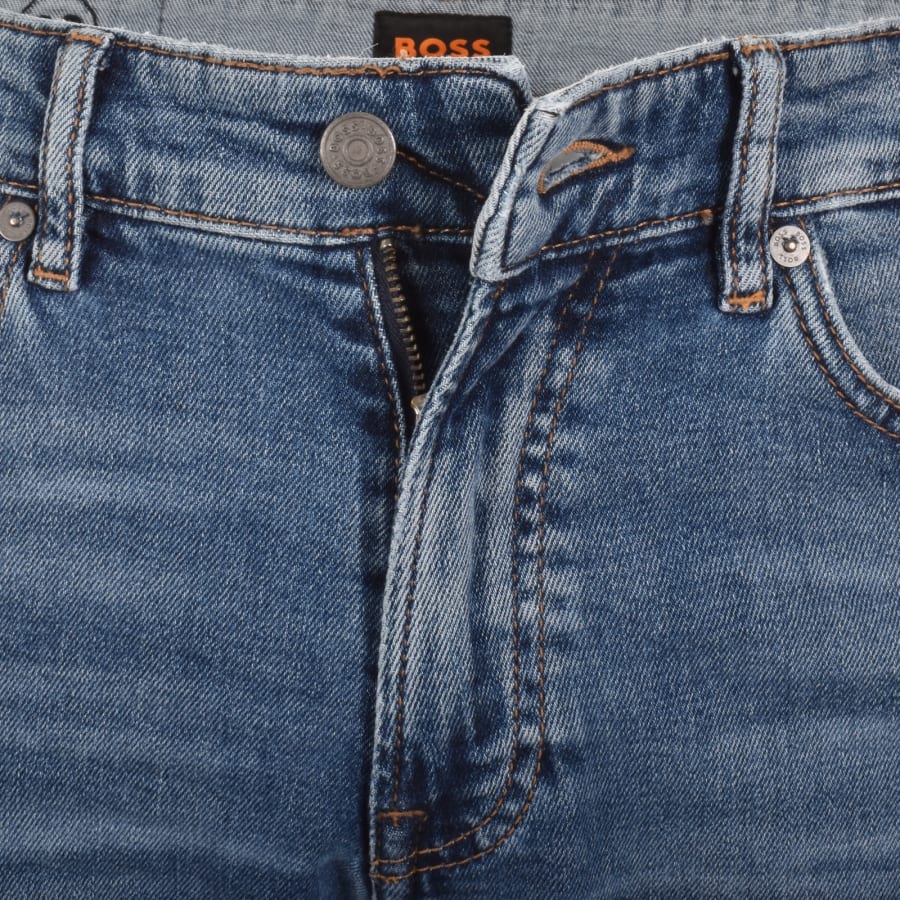 Image number 5 for BOSS Re Maine Regular Fit Jeans Bright Blue