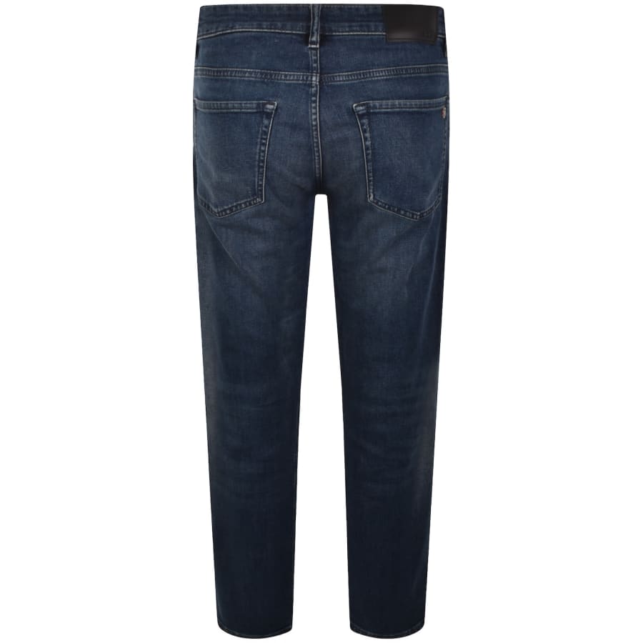 Image number 3 for BOSS Re Maine Regular Fit Jeans Navy Blue