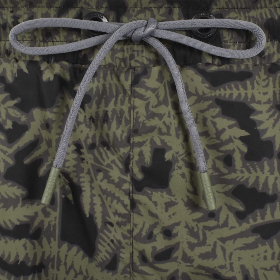 Image number 5 for HUGO Calala Swim Shorts Dark Green