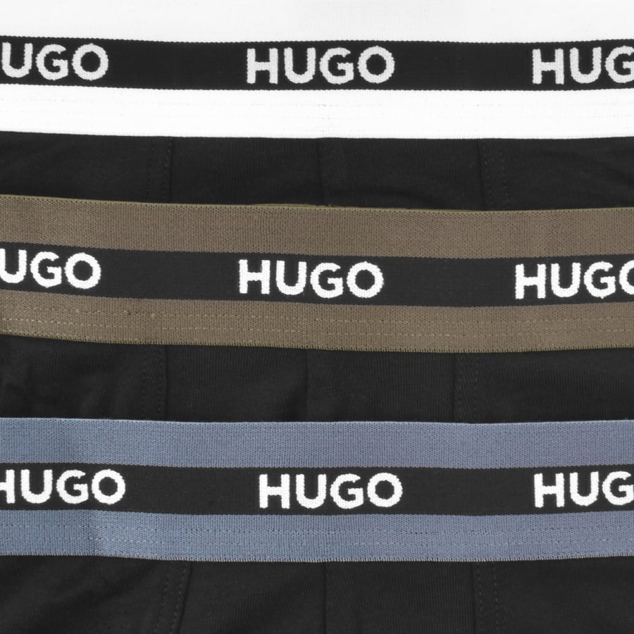 Image number 5 for HUGO 3 Pack Boxer Briefs Black