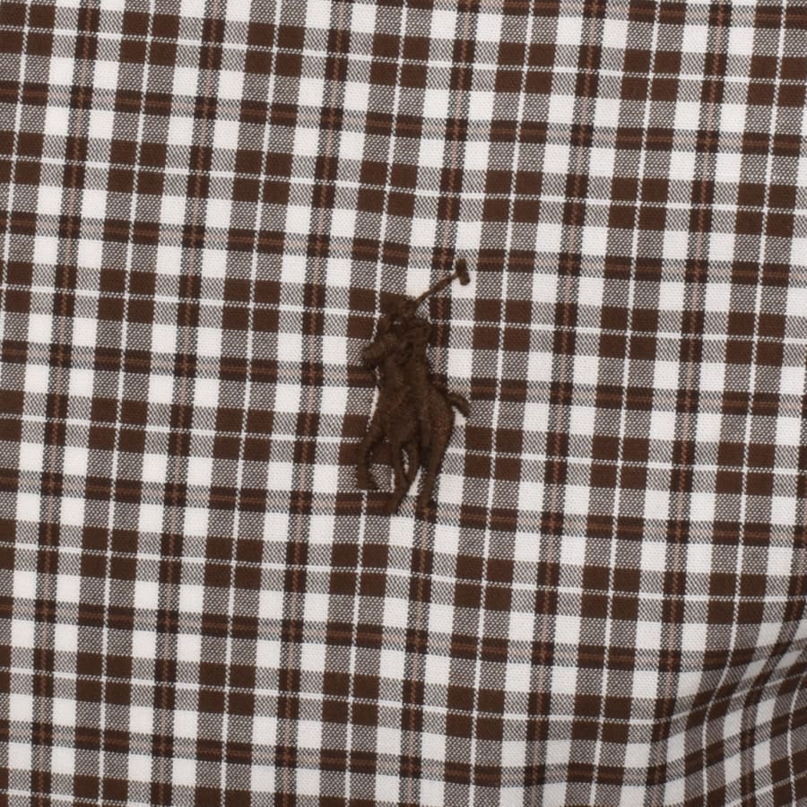 Image number 3 for Ralph Lauren Long Sleeved Shirt Brown