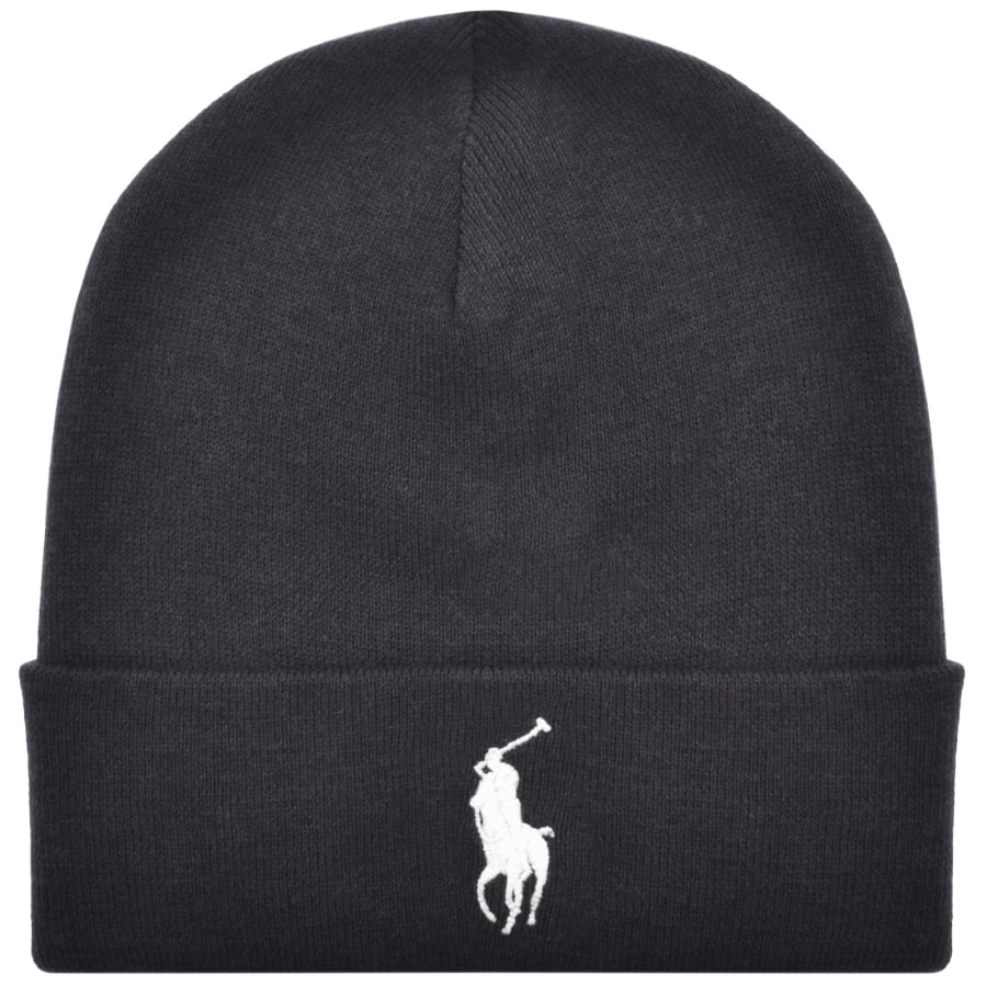 Image number 1 for Ralph Lauren Beanie Hat Navy