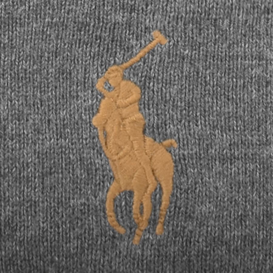 Image number 4 for Ralph Lauren Beanie And Scarf Set Grey