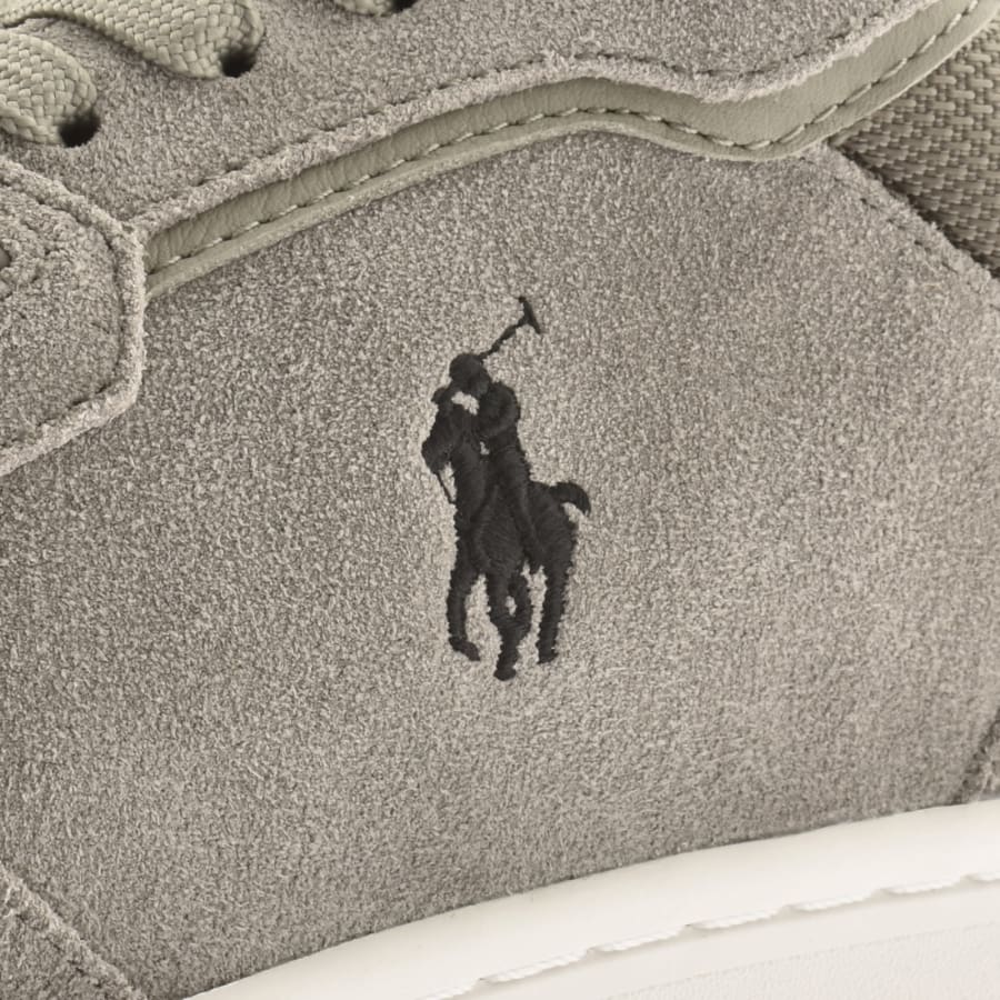 Image number 4 for Ralph Lauren Open Masters Trainers Grey