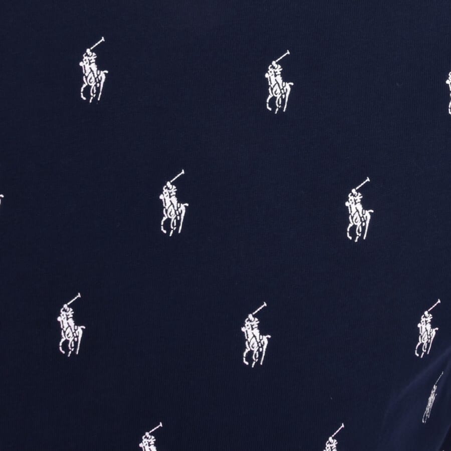 Image number 3 for Ralph Lauren Lounge Crew Neck T Shirt Navy