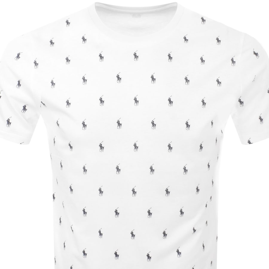 Image number 2 for Ralph Lauren Logo Crew Neck T Shirt White