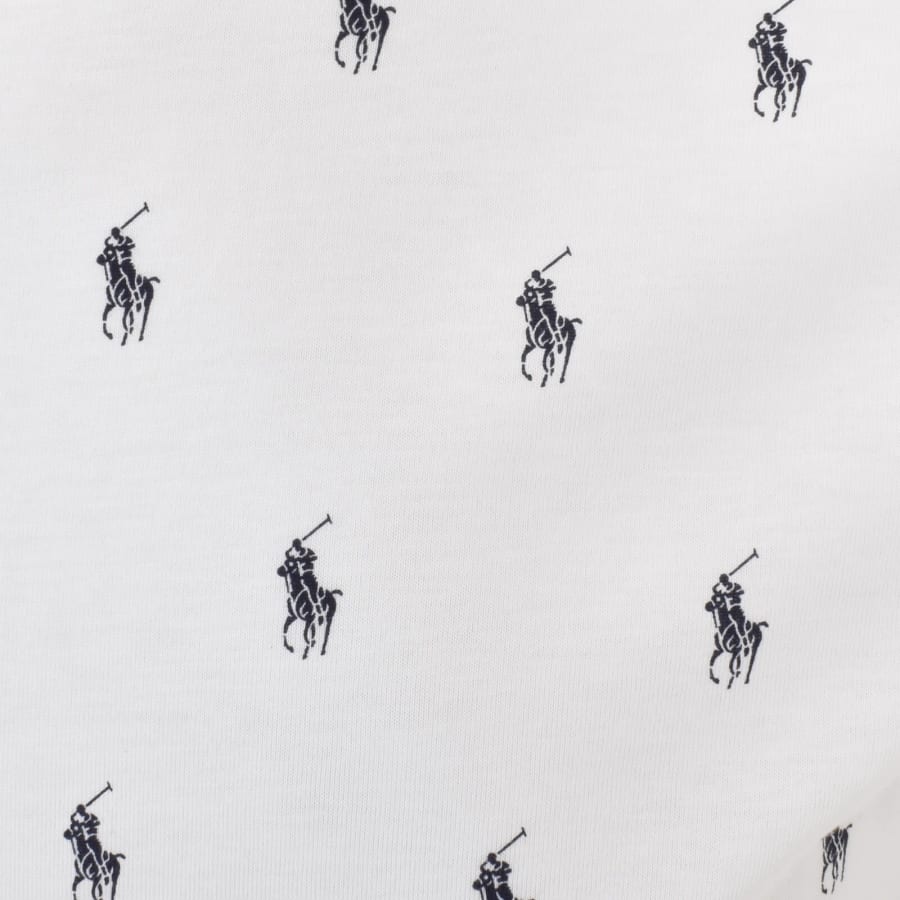 Image number 3 for Ralph Lauren Logo Crew Neck T Shirt White