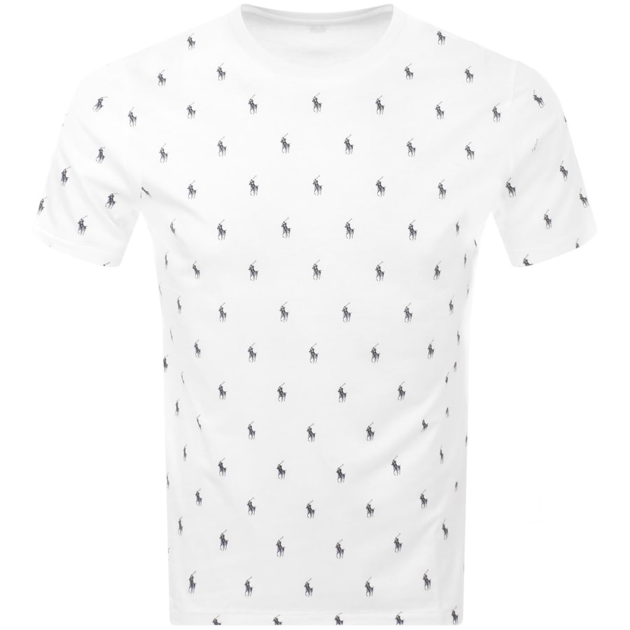 Image number 1 for Ralph Lauren Logo Crew Neck T Shirt White