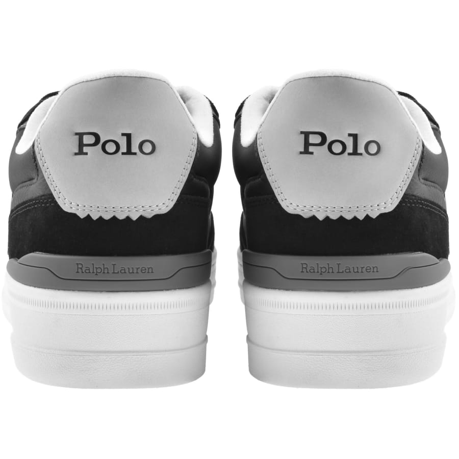Image number 2 for Ralph Lauren Open Masters Trainers Black