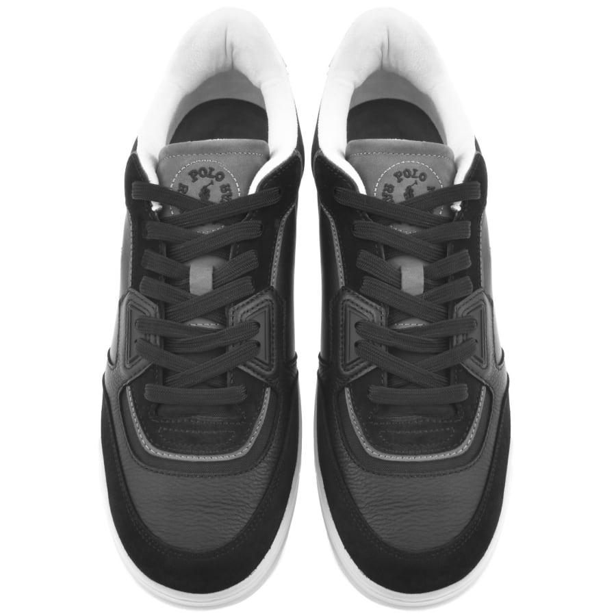 Image number 3 for Ralph Lauren Open Masters Trainers Black