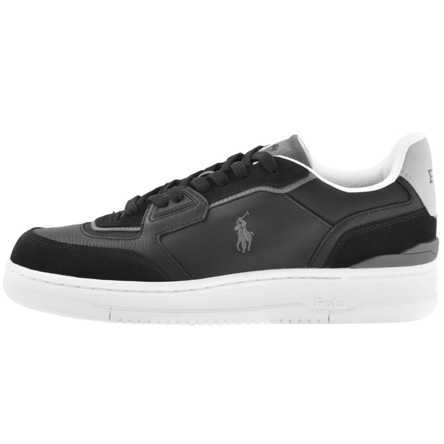 Image number 1 for Ralph Lauren Open Masters Trainers Black