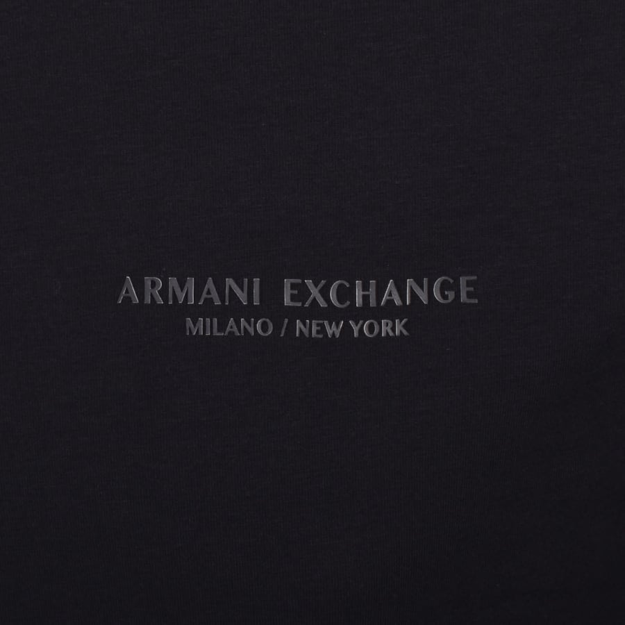 Image number 3 for Armani Exchange Polo T Shirt Deep Navy