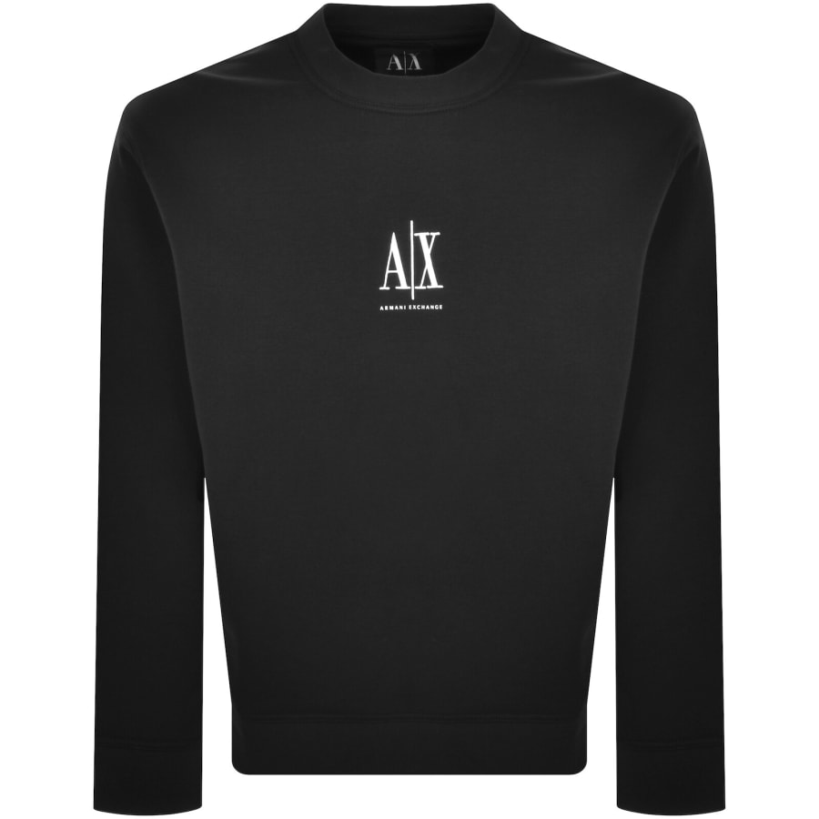 Image number 1 for Armani Exchange Logo Sweatshirt Black
