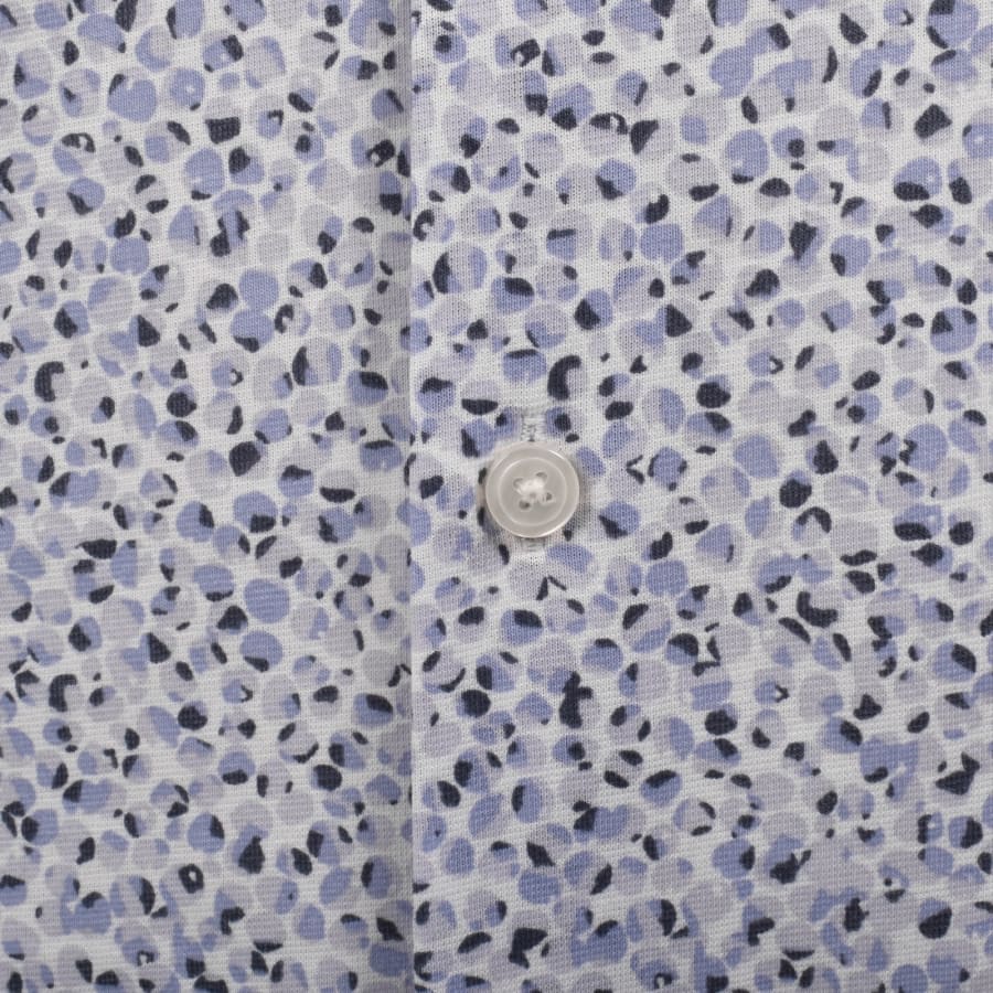 Image number 3 for BOSS Patterned Liam Shirt Light Blue