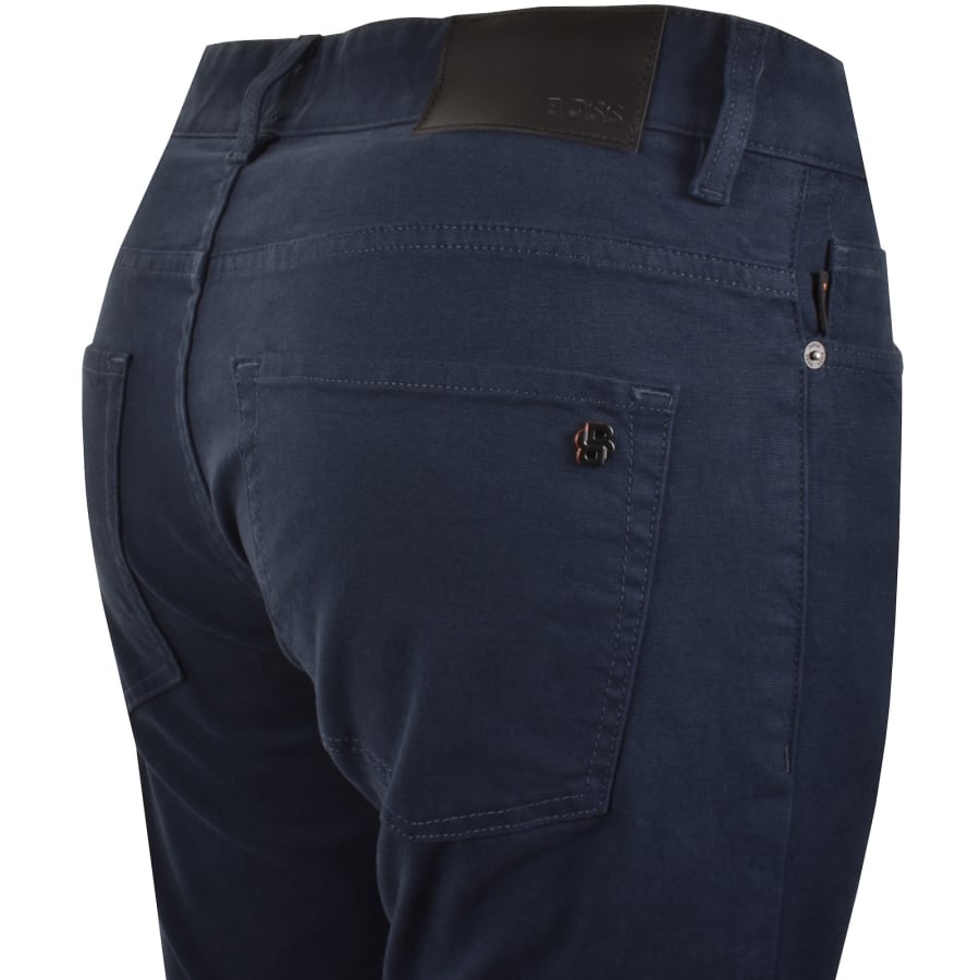 Image number 4 for BOSS Delaware Slim Fit Trousers Blue