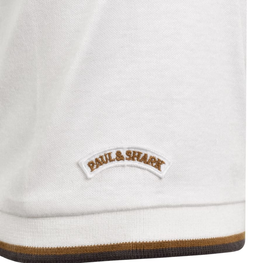 Image number 3 for Paul And Shark Logo Polo T Shirt White