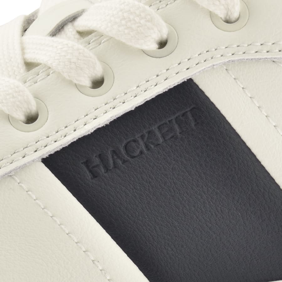 Image number 4 for Hackett Blake Heritage Trainers White
