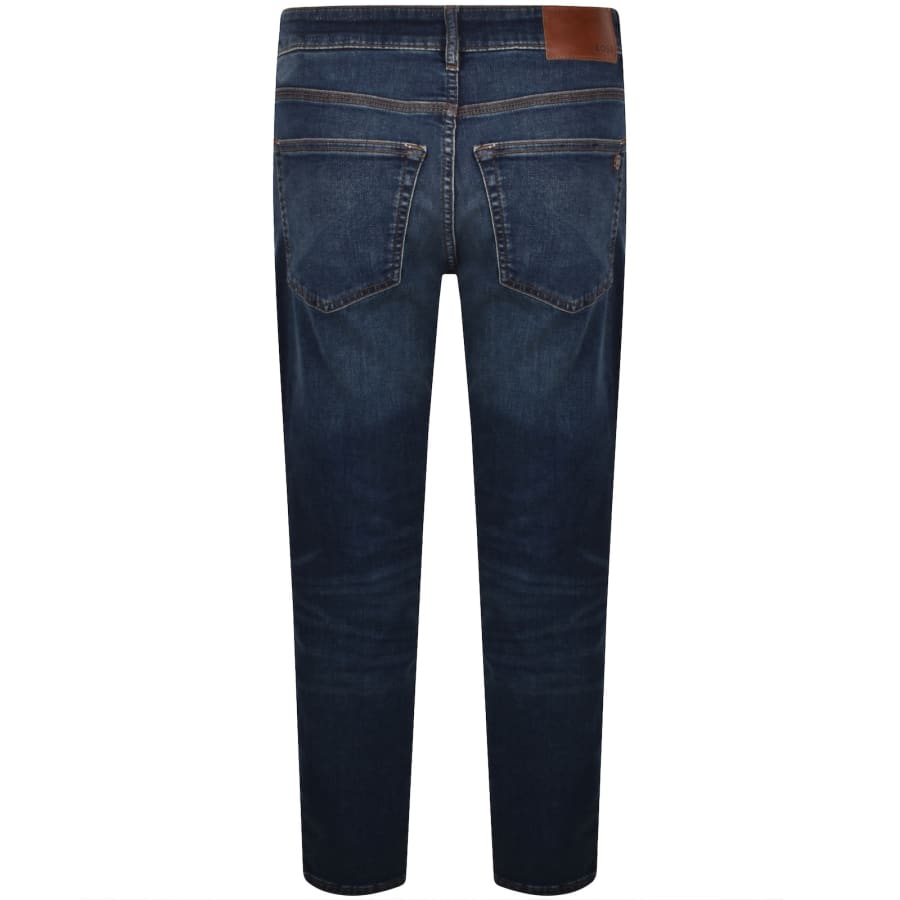 Image number 3 for BOSS Onyx Slim Tapered Fit Jeans Blue