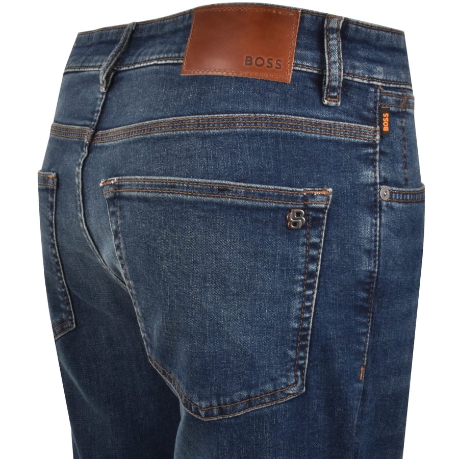 Image number 4 for BOSS Onyx Slim Tapered Fit Jeans Blue