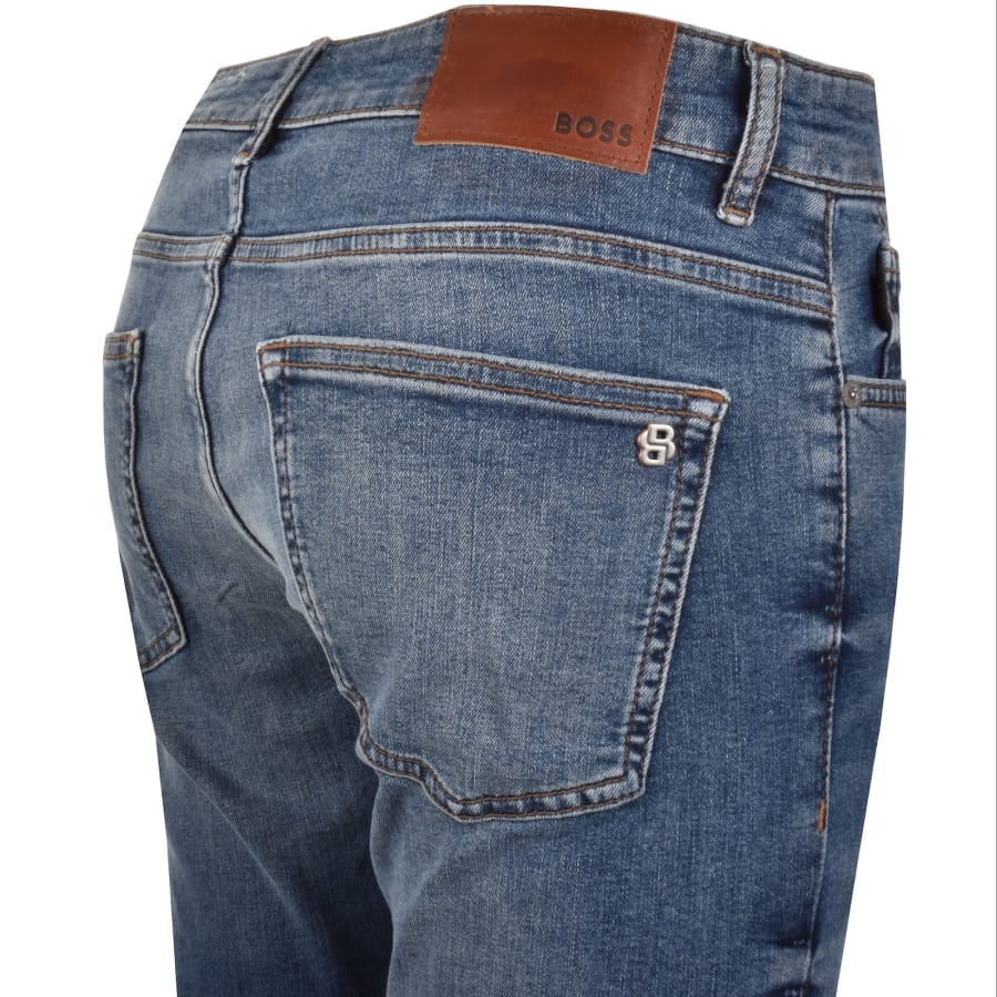 Image number 4 for BOSS Delaware Slim Fit Jeans Blue
