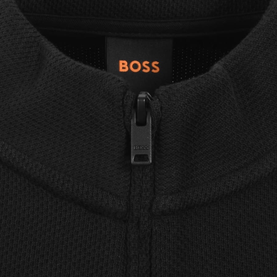 Image number 4 for BOSS Pe Hive Quarter Zip Sweatshirt Black